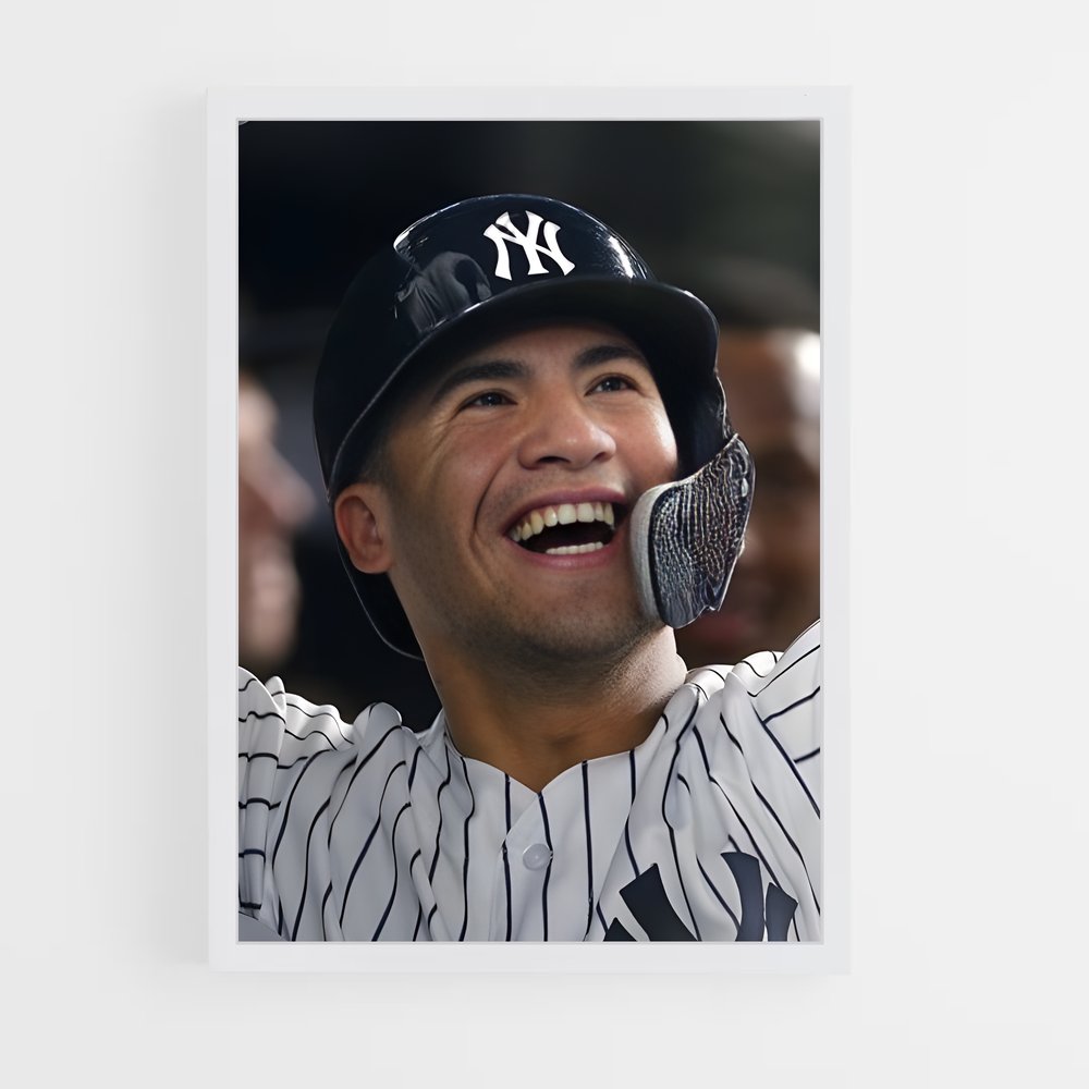 Poster Gleyber en Plein Vol – affiche Baseball (vue 3)
